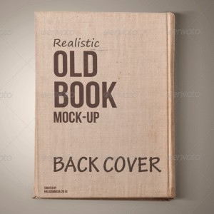 Old Book Mockup. Старая книга в Фотошоп