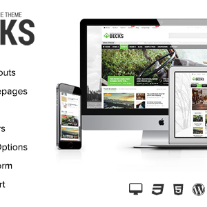 Премиум шаблон для Вордпресс - Becks - WordPress News and Magazine Theme